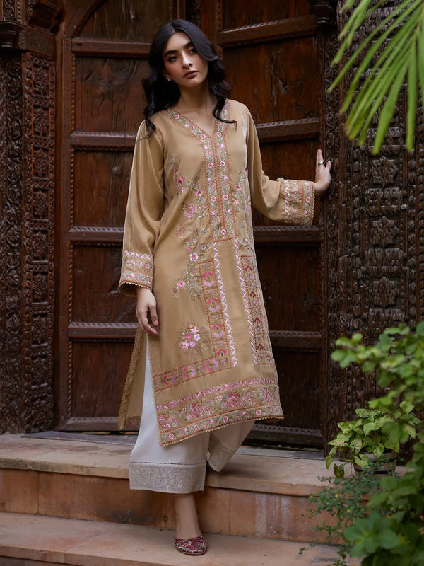 The Velvet Edit '25 Embroidered Kurta