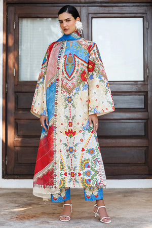 Unstitched Summer '26 - EMBROIDERED LAWN USE-9312