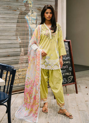 Printopia '26 - Embroidered Printed Suit 3 PC | 16964/201/355