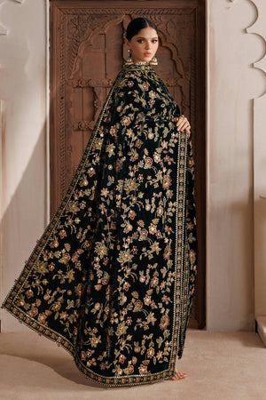 Shawls '26 - EMBROIDERED VELVET SHAWL VS-68
