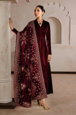 Shawls '26 - EMBROIDERED VELVET SHAWL VS-69