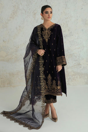 Unstitched Velvet '26 - EMBROIDERED VELVET F-239
