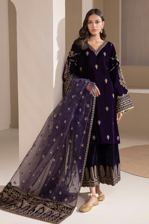 Unstitched Velvet '26 - EMBROIDERED VELVET F-420