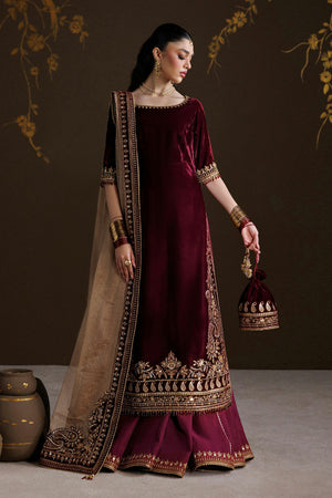 Unstitched Velvet '26 - EMBROIDERED VELVET F-4548