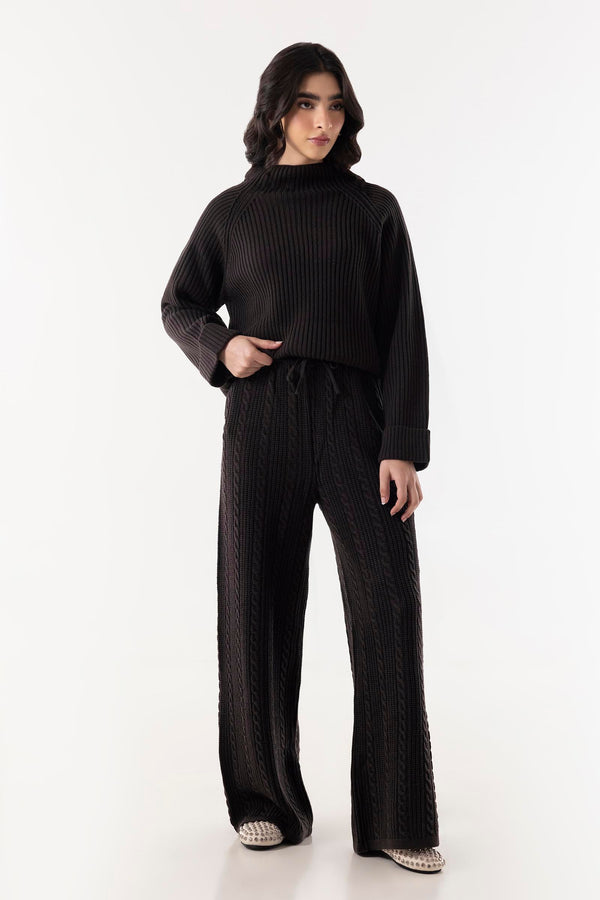 Stitched Knitted Sweater Co-ord - FW24WSU034FP2T