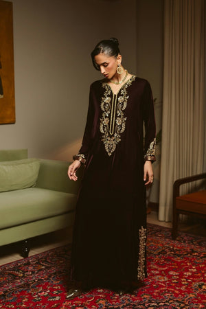 The Overture '26 - Gilded Plum Kaftan (D-06)