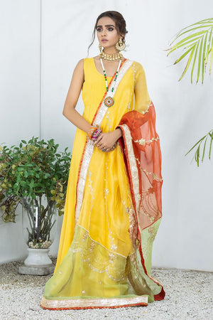 Gota Dupatta Yellow