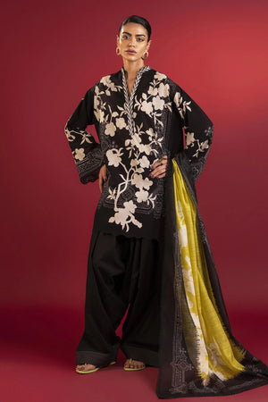 Mahay Spring'26 Vol. 1 Unstitched Mahay Lawn Suit | H261-001A-3DG