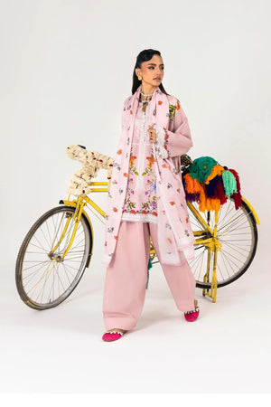 Mahay Spring '26 Vol. 1 - Unstitched Mahay Lawn 3 Piece Suit | H261-003B-3CS