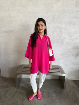 Hot Pink Toby Tunic