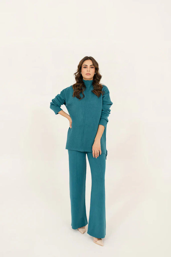 Autumn Winter '23 - Scarlett Two Piece Knit Set Teal