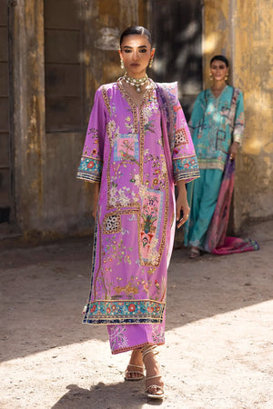 Eid Edit '26 - Stitched Embroidered Raw Silk Suit | SS26NUR004P3