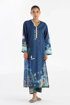 New In '26 - Stitched Printed Lawn Shirt+ Culotte | SS26BSP153P2T