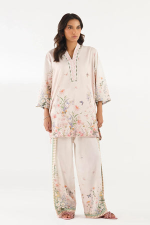 New In '26 - Stitched Printed Lawn Shirt+ Culotte | SS26BSP206P2T