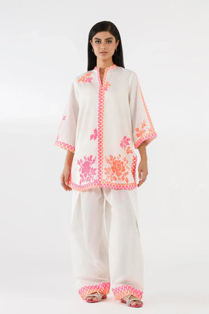 New In '26 - Stitched Embroidered Lawn Shirt + Shalwar | SS26ESE304P2T