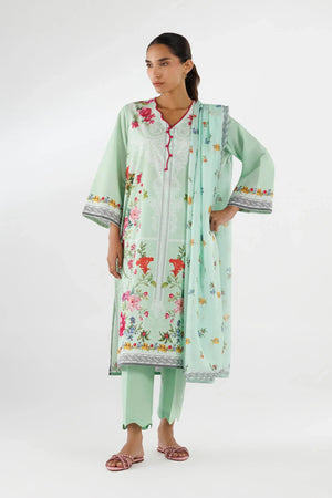 New In '26 - Stitched Printed Lawn Suit | SS26MHY103AP3