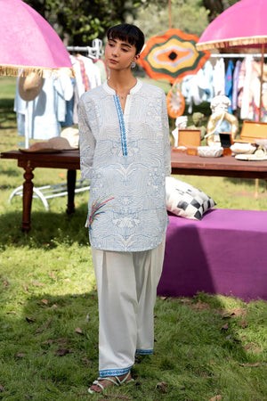 New In '26 - Stitched Embroidered Shirt+ Shalwar | SS26SGE438P2T