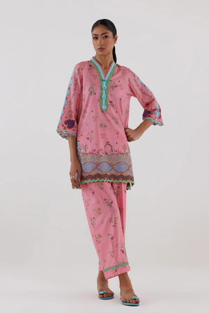 New In '26 - Stitched Printed Lawn Shirt+ Culotte | SS26MHY302AP2T
