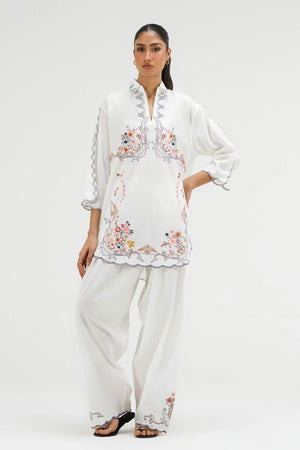 New In '26 - Stitched Embroidered Lawn Shirt + Shalwar | SS26ESE356P2T