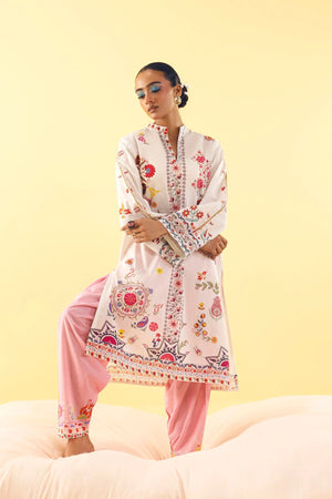 New In '26 - Stitched Printed Lawn Shirt+ Shalwar - SS26BSP210P2T