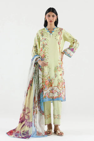New In '26 - Stitched Embroidered Muzlin Suit | SS26MUZ117BP3