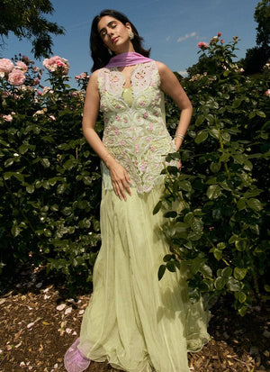 Mala Destination Wedding '26 - Danica Short Shirt With Lehenga