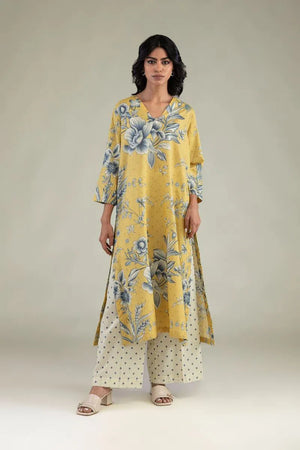 New In '26 - Floral Longline Kurta | 1-26-248-A-I2