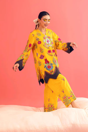 New In '26 - Stitched Printed Lawn Shirt+ Culotte | SS26BSP373P2T