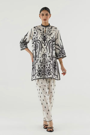 New In '26 - Stitched Embroidered Lawn Shirt + Shalwar | SS26SGE469P2T