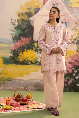 New In '26 - Stitched Embroidered Lawn Shirt + Shalwar | SS26ESE415P2T