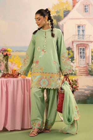 New In '26 - Stitched Embroidered Lawn Suit | SS26ESE401P3