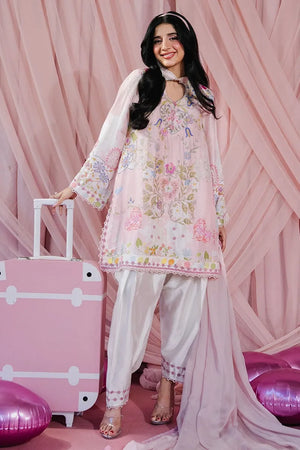 Glam Doll House Eid Luxury Silks '26 - Mirabella Shirt and Dupatta