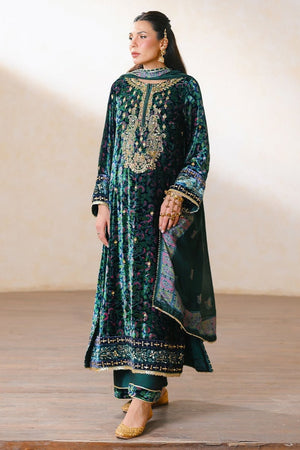 Qissa Luxury Velvets '26 - Shafaq Shirt And Dupatta