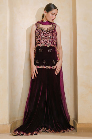 Qissa Luxury Velvets '26 - Riwayat Shirt And Dupatta with Pants