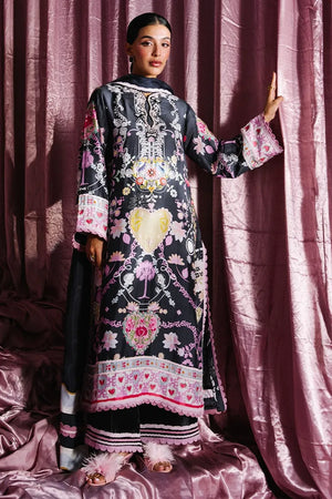 Glam Doll House Eid Luxury Silks '26 - Zella Shirt and Dupatta