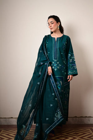 Summer Lawn Vol 2 '26 - RINA LUXURY EMBROIDERED LAWN SET (NEL-26624) EID UL ADHA 2026