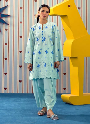 Lucky Charm Lawn Pret '26 - Aquamarine