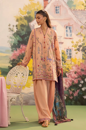 New In '26 - Stitched Embroidered Lawn Shirt+ Shalwar | SS26ESE390P2T