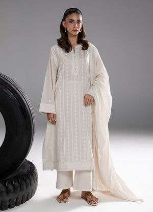 Desi Detour '26 - Embroidered 3 PC Suit | 17011/401/107