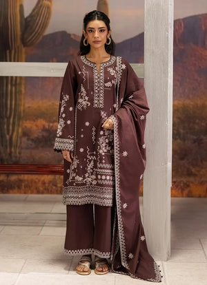 Desi Detour '26 - Embroidered 3 PC Suit | 16836/401/558