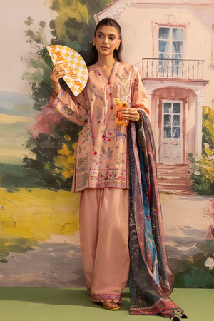 New In '26 - Stitched Printed Monark Dupatta | SS26DESE390