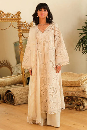 Eid Edit '26 - Creme With Pants And Dupatta