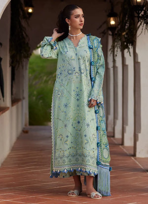 Luxury Lawn Unstitched '26 - Marcia Mint