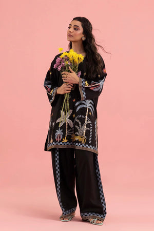 New In '26 - Stitched Embroidered Lawn Shirt + Shalwar | SS26ESE330P2T