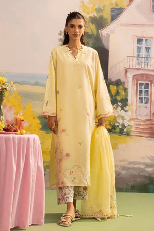 New In '26 - Stitched Embroidered Lawn Suit | SS26ESE431P3