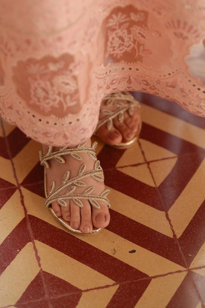 Footwear '26 - DIM SIM BLING FLATS (ZBN-26008) – Nainpreet - The Collective