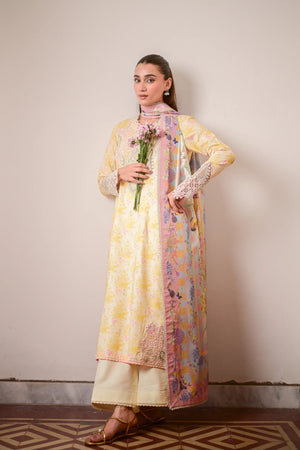 Summer Lawn Vol 2 '26 - BUTTERCUP GARDEN LUXURY PRINTED EMBROIDERED LAWN SET (NEL-26620) - EID UL ADHA 2026
