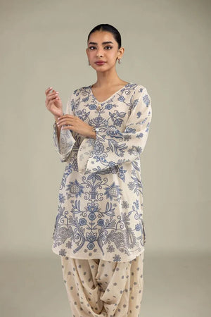 New In '26 - Floral Printed Shalwar | 1-26-246-B-E1