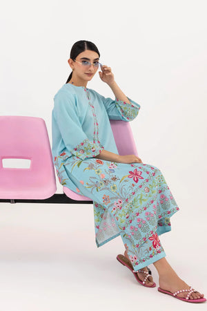 New In '26 - Stitched Printed Viscose Shirt+ Culotte | SS26BSP166P2T