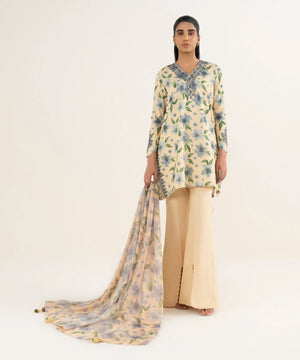 Intermix '26 - 3 Piece - Embroidered Lawn Suit | EDYS26V0156B